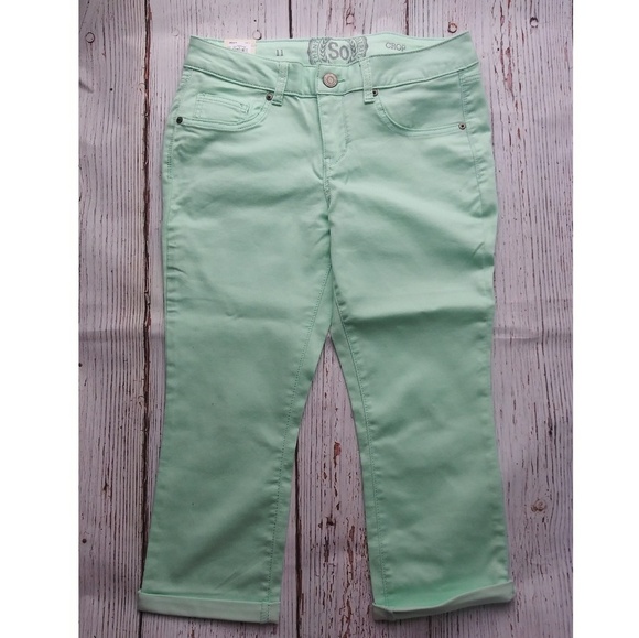 So Women Denim Capris Sz 11 - Picture 2 of 5